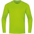 JAKO Sport-Langarmshirt Run 2.0 (100% Polyester, atmungsaktiv) neongrün Herren